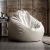 Generic Copridivano in finta pelle, impermeabile, per esterni, non necessita di imbottitura, 135 cm, colore bianco, elegante e confortevole per qualsiasi spazio