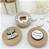 Doni Bomboniere 10PZ Apribottiglia con calamita in Bamboo con Applicazione in Legno con Incisione Personalizzata. Nascite, Battesimi, comunioni, cresime, Lauree, Matrimoni, anniversari. (Cresima)
