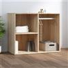 IBUQDDV Mobiletto Multiuso Portaoggetti Armadietti e stipi Armadietto Autoportante Armadietto Cosmetici Rovere Sonoma 80x40x65cm Legno Multistrato per Studio Soggiorno