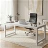 Lailang 180cm Scrivania, Scrivania Ufficio 180x80, Scrivania Studio Casa, Scrivania In Legno, Tavolo Ufficio Riunioni, Scrivania Grande, 180 x 80 x 75 cm, Bianca
