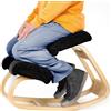 VILNO Sedia da ufficio ergonomica in ginocchio, sedia a dondolo per casa e lavoro, sedia da scrivania in legno, dolore alla colonna vertebrale e alla schiena, migliore postura, sgabello ergo con