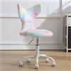 Ya-Home Sedia Scrivania Cameretta Sedie Bambini Sedia a Sirena, Rosa
