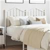 IBUQDDV Spalliera Letto Matrimoniale Testiera Letto Una Piazza E Mezza Testiere Per Letto Matrimoniale Spalliera Letto Singolo Testiera in Metallo Bianco 120 cm per Salone Dormitorio Camere Da Letto