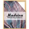 BIRAPA Madeira - Telaio con fughe ombreggiate, 30,5 x 40,5 cm, laccato naturale, per tela
