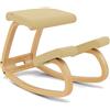 Varier Variable Balans Sedia ergonomica in legno marrone/giallo Postura di movimento Ufficio Home Office Learning 10 anni Garanzia di Qualità