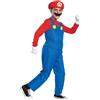 Disguise Super Mario Bros DISK10772L Deluxe Super Mario Costume per bambini Nintendo, rosso, S