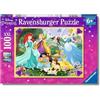 Ravensburger - Puzzle Principesse Disney, 100 Pezzi XXL - Puzzle Bambini 6 Anni, Collezione Disney, Giochi Educativi e Divertenti, Idee Regalo
