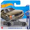 Hot Wheels 89 Mercedes-Benz 560 SEC AMG, Wild Widebody 2/5, JBB11, biglietto corto a tema, ardesia perlato, grigio metallizzato, tappetino 2025-1:64