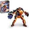 LEGO Marvel Rocket Mech Armor Set 76243, Guardiani della Galassia Racoon, action figure giocattolo costruibile, idea regalo da collezione per bambini dai 6 anni in su