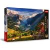 Trefl Premium Plus Quality - Puzzle Photo Odyssey: Valle di Lauterbrunnen, Svizzera - 1000 Pezzi, Foto Uniche, Tessere Perfettamente Abbinabili, per Adulti e Bambini a partire dai 12 Anni