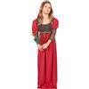 DEGUISE TOI Costume da Giulietta bambina - Rosso - L 10-12 anni (130-140 cm)