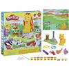 Play-Doh Leo Criniera & Friends - Set da Gioco con Tema Animale, per Ragazzi e Ragazze, Giocattolo per Bambini