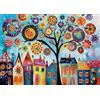 IdeaBazar Albero della Vita Puzzle per Adulti 1000 Pezzi, Puzzle Colorato, Puzzle Arte come Decorazione per la Casa