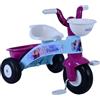 CARTOON Triciclo primipassi Frozen Disney bici a tre ruote per bambini da 1 a 3 anni triciclo con pedali e cestino portagiochi