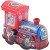 SUPVOX Giocattolo Trenino Vintage in Latta Rosso, Giocattolo a Carica Leggero Locomotiva retrò, per Casa o caffè in Stile Moderno Vintage