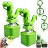 Knubbuf Portachiavi Lucertola con Suono e Luce LED, Fidget Toy Antistress Ricaricabile, Simpatico Gadget Elettronico da Taschino per Alleviare l'Ansia, Regalo Divertente per Bambini e Adulti in Ufficio (2Pcs)