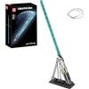 Mould King 10139 Set di blocchi da costruzione MOC Classic Blue Blade con effetto luce Noble Stand Creativo Cosplay Anime Technology Morsetti Kit (1089+ parti)