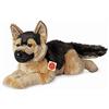 Hermann Teddy Teddy Hermann 91924 Pastore tedesco sdraiato 60 cm, peluche | Design realistico, dettagli curati, da 18 mesi, lavabile, imbottitura in poliestere riciclato