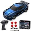 Meiurlex 1:64 Mini RC Drift Car, auto radiocomandata da 2,4 GHz, 4 WD, con faro LED, auto giocattolo, desktop RC per adulti