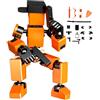 Generico Figura Di Azione Stampata In 3D Figura Di Azione Unica Del Robot Mobile Insieme Di Figure Di Azion Versatili Figure Stampate In 3D Modificabili Per Bambini Collezioni Di Pittura Modello Di Robot Per