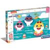 Clementoni - 28519 - Supercolor Puzzle - Baby Shark - 24 maxi pezzi - Made in Italy - puzzle bambini 3 anni+