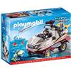 PLAYMOBIL City Action 9364, Auto anfibia dei malviventi con motore subacqueo, Dai 5 anni