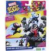 Hasbro Marvel - Stunt Squad Eroi Vs. Cattivi: Spider-Man e Miles Morales Vs. Venom