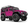 TRAXXAS TRX-4M 1/18 LD Land Rover Defender Pink Scale-Crawler incl. batteria/caricatore 4WD RTR