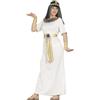 FIESTAS GUIRCA | Costume Cleopatra Adulta (36-38/S) - Vestito e Cintura - Costumi da Egiziana per Halloween, Carnevale e Feste in Maschera - Ideale per Donne - Bianco e Oro