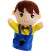 Qurygin Marionette a mano con bocca mobile, Marionette a mano - Burattini a mano sicuri e coccolosi per la famiglia - Divertente bambola educativa interattiva per giocare e imparare, promuovere la