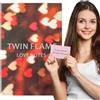 zwxqe Twin Flame Love Notes Tarocchi, Carte Oracle di intrattenimento, mazzo di tarocchi divinazione del destino, Note d'amore a doppia fiamma, gioco di predizione della fortuna, mazzo di tarocchi con note