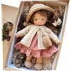 SunaOmni Bambola di pezza con Scatola Regalo 11x2x5 Bambola di pezza con Cappello, Borsa, Scarpe e Altre Decorazioni Simpatici Giocattoli di Peluche per Neonati e Bambini Piccoli Regali di Compleanno IDE