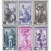 Prophila Collection Italia A927-931 (Completa Edizione) Filigrana Pentagramme MNH ** MNH 1955 Lavoro (Francobolli per i Collezionisti)
