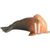 JOKFEICE Giocattolo animale marino, tricheco realistico in gomma morbida, giocattolo educativo per il giardino delle fate, bambini