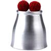ZQION Enjoyer Trucchi magici della Tazza di Chop La Tazza e Le Palle di Alluminio Si chiudono sul Trucco Magico di mentalismo Magnetico della Fase su Oggetti di Scena
