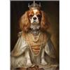 Generic Puzzle Cavalier King Charles Spaniel Royal Queen, 300/500/1000 pezzi, ritratto reale di animali domestici, regalo per proprietario del Cavalier King Charles Spaniel (1000 pezzi (50 x 75 cm)