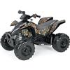 Peg Perego PEG Polaris Outlaw 330W Camo Quad Elettrico Cavalcabile per Bambini dai 3 Anni, Veicolo Elettrico con Batteria Ricaricabile da 12V, Cruscotto Multifunzione, Musica, Luci e Suoni