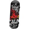 Guohetuk Skateboard Da Dito, Giocattolo per Feste, Novità Creativa, Mini Skateboard per Amanti Dello Skateboard, Fiamma Nera