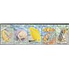 Prophila Collection Palau-Isole 216-220 Cinque Strisce (Completa Edizione) MNH ** MNH 1987 organici Movimento (Francobolli per i Collezionisti) Acqua Animali