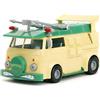 Jada Teenage Mutant Ninja Turtles 1:32 Party Wagon auto pressofuso, giocattoli per bambini e adulti