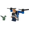 LEGO Jurassic World: Owen Grady Minifigure con Jetpack e Baby Raptor