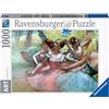 Ravensburger - Puzzle Degas Four Ballerinas on the Stage, 1000 Pezzi, Puzzle Arte per Adulti e Ragazzi, Quadri Famosi da Esporre, Idea Regalo per Lei o Lui, 70x50 cm