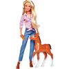 STEFFI LOVE Simba 105733517 - Bambola Steffi Love Little Horse, con puledro e funzione divertente, inclusi accessori, 29 cm, pony, a partire dai 3 anni in su