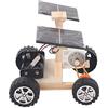 YARNOW Auto Giocattolo Solare DIY Interattiva in Plastica e Legno Nera | Bambini, Montaggio Creativo e Attività Educativa, Veicolo da Costruire, Approccio Pratico