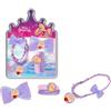 Coriex Set Accessori Capelli Principesse Disney + Collana,Fermaglio, Elastici, Kit di Accessori per Cappelli Disney, Idea Regalo, 2+ Anni, Multicolore
