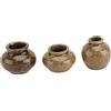 VINTORKY 3pezzi Mini Jar Models Ceramica Per Decorazioni Di Scene e Cucina Vasi Decorativi Per Miniature e