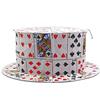 ZQION Biglietto Pieghevole Ventilatore per Le Carte Cappello a Cilindro Trucchi di magia Illusioni sul palcoscenico Trucco Magico Oggetti di Scena comici Accessori per Cappello da Mago
