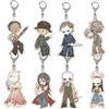JUSONGKWCP 8 Pcs Portachiavi Dead By Daylights Game Figure Carino Portachiavi Ciondolo Dead By Daylights Acrilico Keychain Borsa Deck