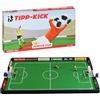 TIPP-KICK Junior Cup 82x56 cm con Bordo - Set Pronto per Giocare con 2X Giocatori, 2X Portieri, 2X Reti in Plastica, 2X Palloni I Campo da Gioco in Feltro