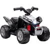 AIYAPLAY HONDA Quad Elettrico per Bambini 18-36 Mesi, Mini Quad per Bambini con Luci LED, Clacson e Pedali, Velocità max 2.8 km/h, 65.5x38.5x43.5 cm, Nero